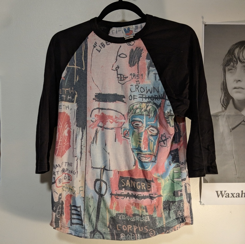 Basquiat Print Raglan